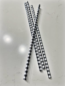 Plaid Straw