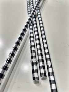 Plaid Straw